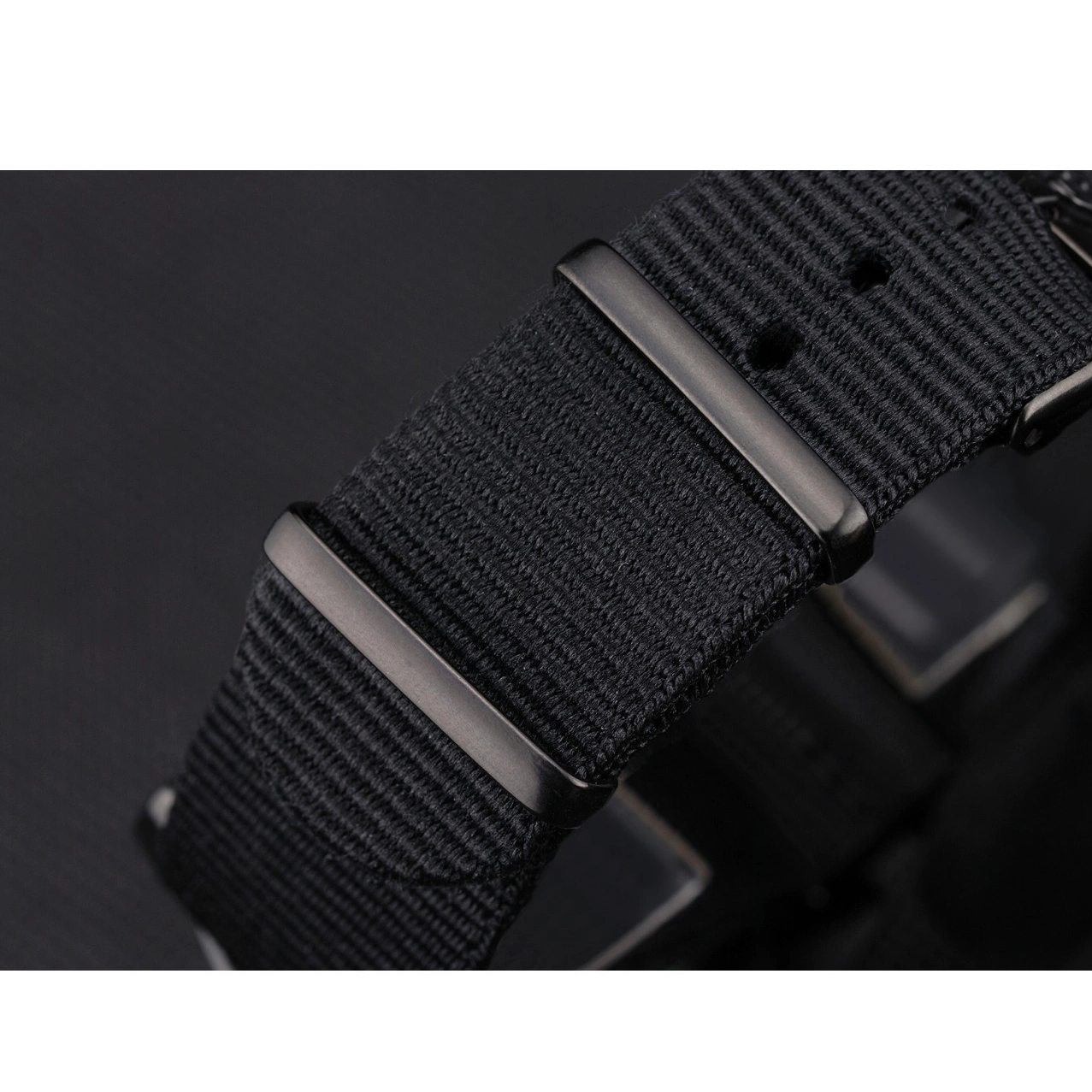Rolex aaa copy 622001 Strap Milgauss Bamford Rolex Nylon Black 0823